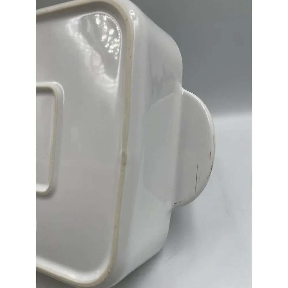 Peanuts Snoopy Woodstock Chef Snoopy Square Stoneware Baker 11.3x8.5x2.7